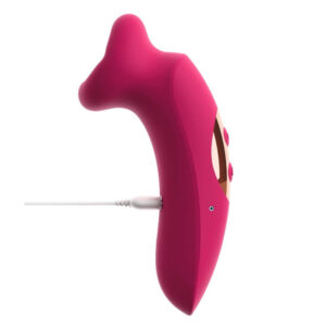 Oral Fun Vibrator med Sugende Mund og Tunge