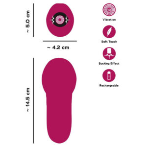 Oral Fun Vibrator med Sugende Mund og Tunge