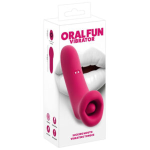 Oral Fun Vibrator med Sugende Mund og Tunge