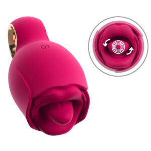 Oral Fun Vibrator med Slikkende Vibrator Tunge