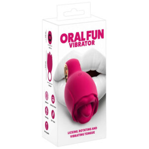 Oral Fun Vibrator med Slikkende Vibrator Tunge
