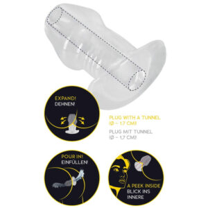 Anos Anal Plug med Tunnel