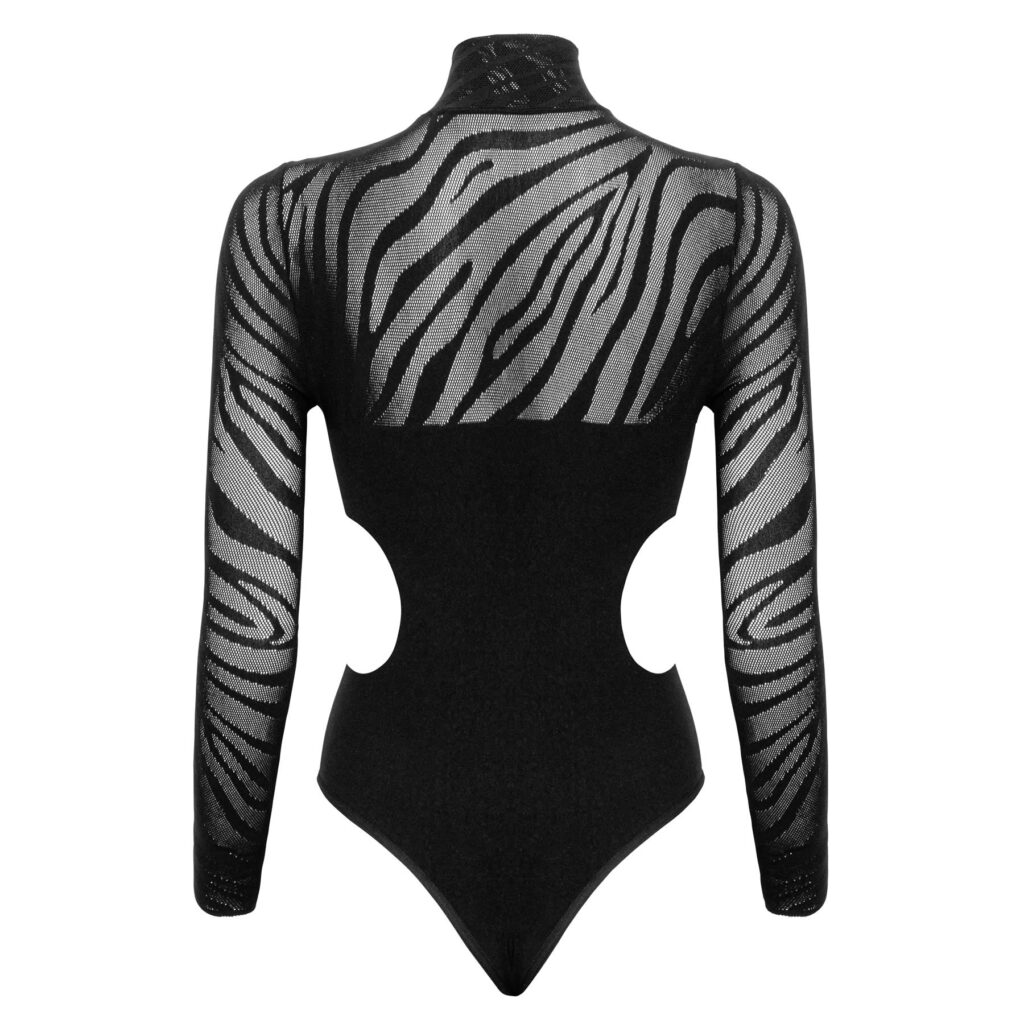 Langærmet Opaque Body med Top Mesh