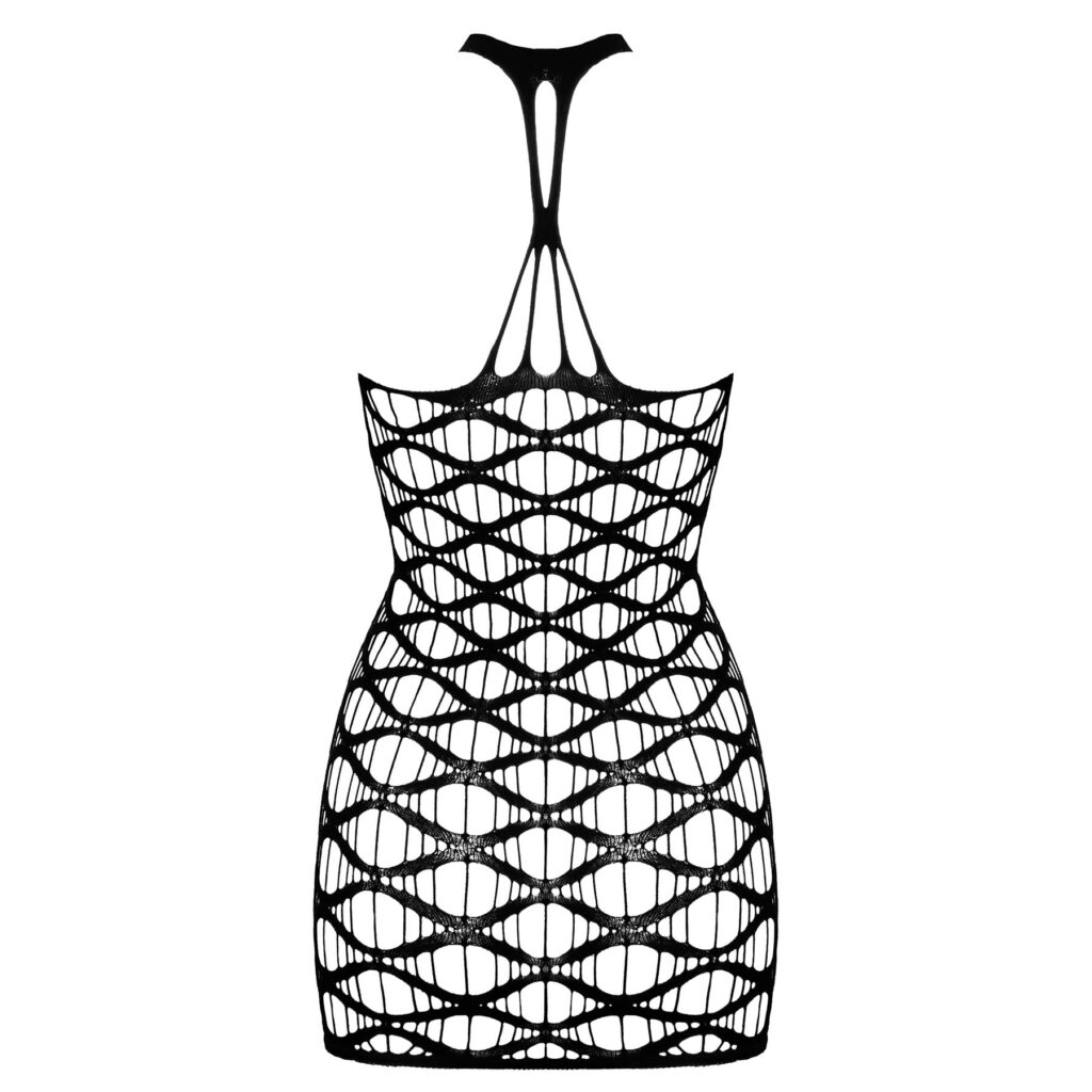 Mesh Mønster Kjole med G-streng