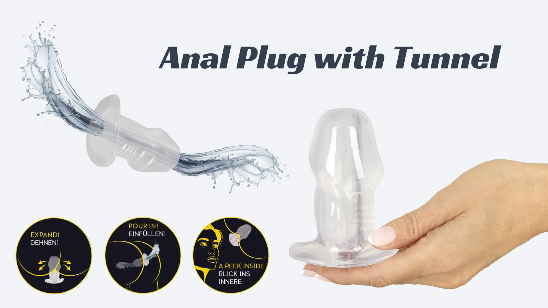 Anos Anal Plug med Tunnel