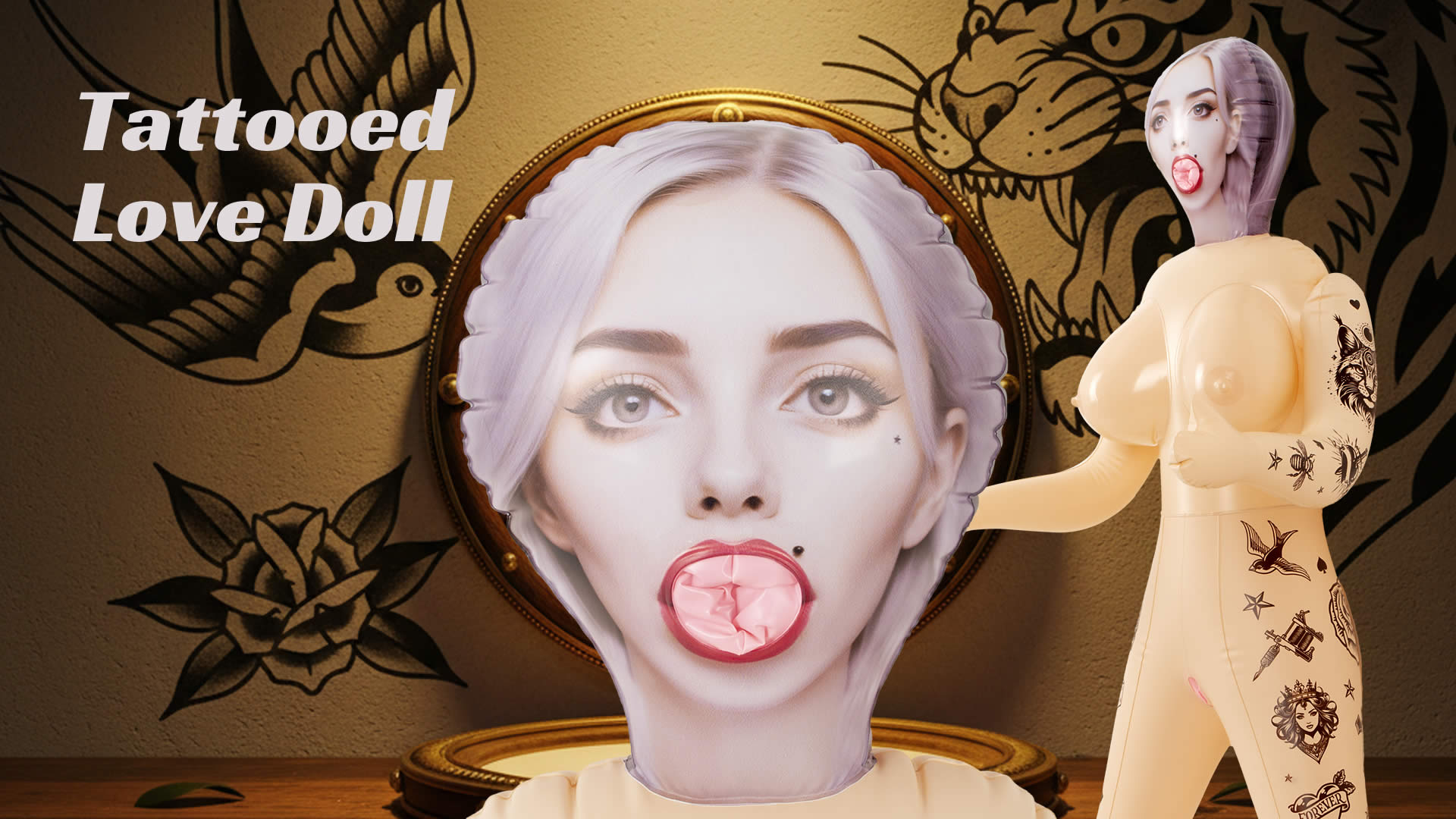 Lolita Dukke med Tatoveringer