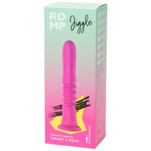 ROMP Jiggle Vibrator med Stødefunktion og Sugekop