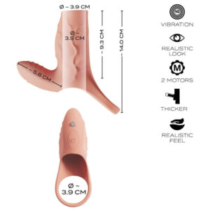 Realistixxx RealSleeve Clit med Klitoris Vibrator