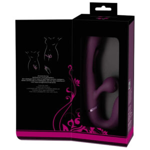 Javida Fjernbetjent Strap-On Vibrator Flicking Tunge