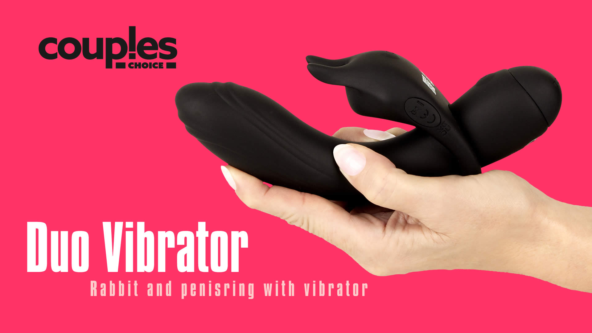 Couples Choice Duo Rabbit Vibrator og Penisring