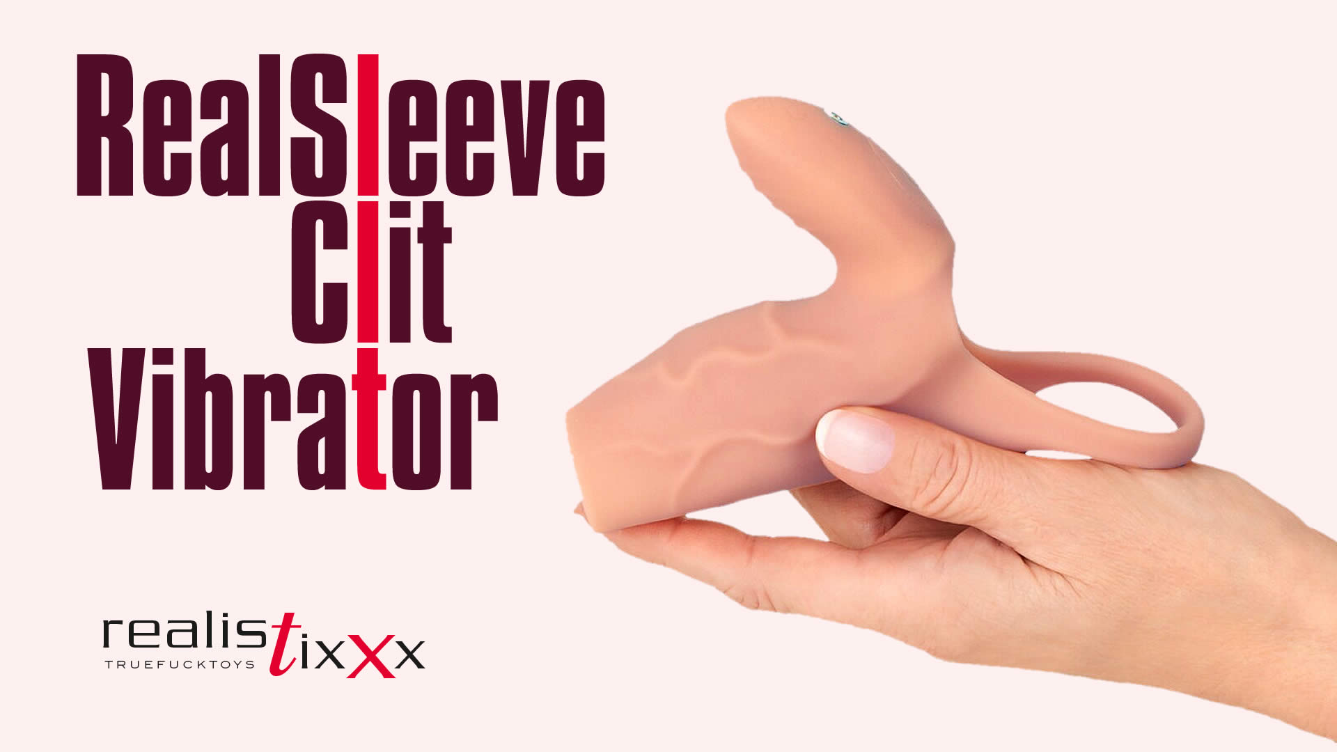 Realistixxx RealSleeve Clit med Klitoris Vibrator