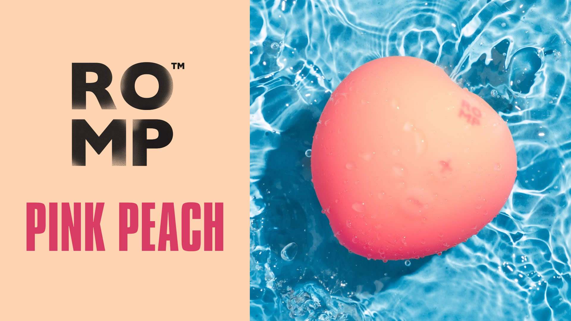 Romp Pink Peach Klitoris Pleasure Air Pulsator