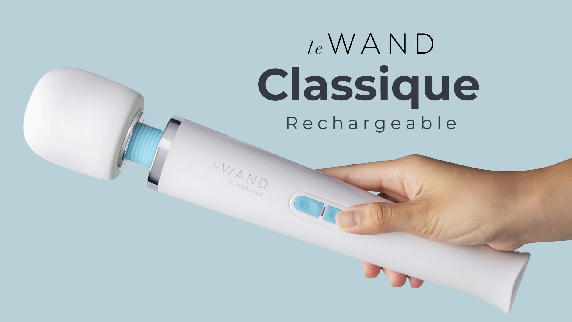 Le Wand Classique Massagestav og Vibrator Genopladelig