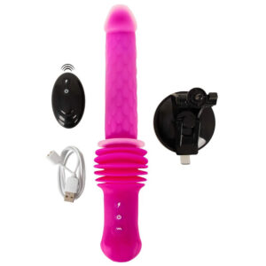 Fjernbetjent Warming Fucking Machine Stødevibrator