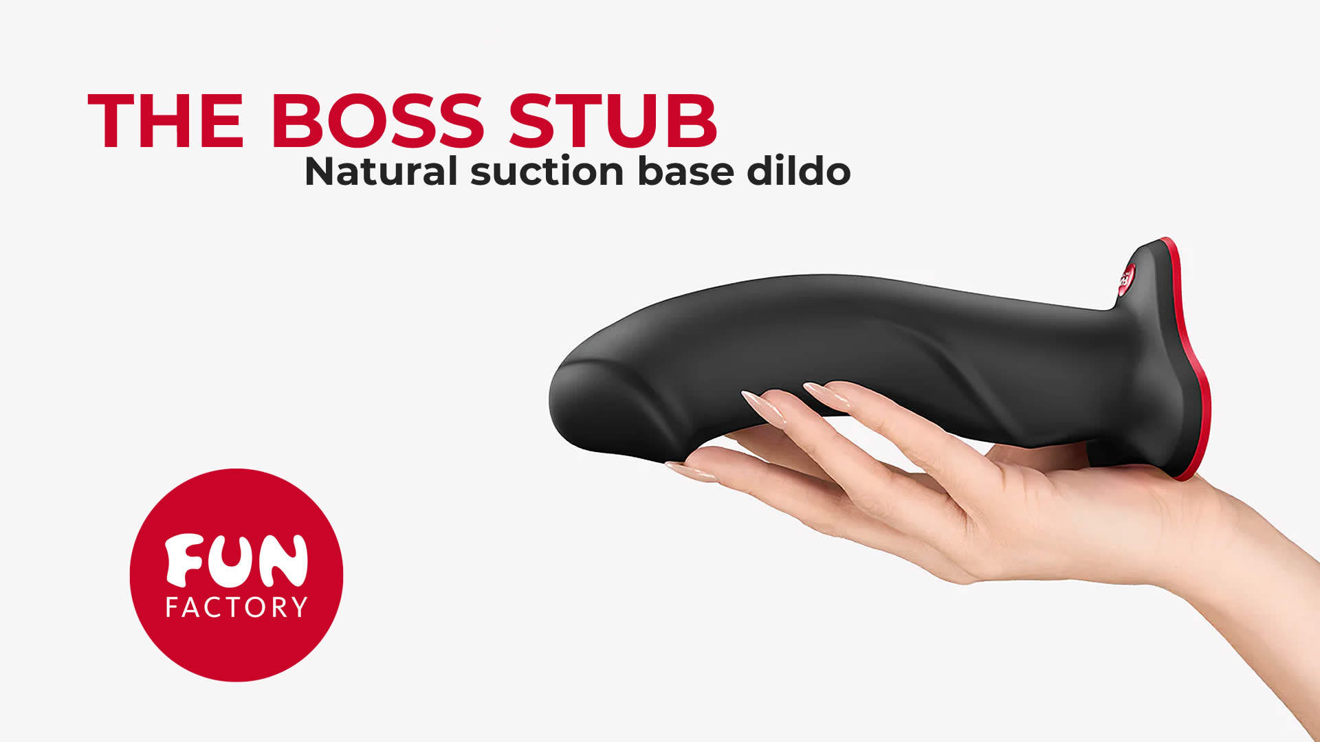 Fun Factory The Boss Stub G-punkt Dildo med Sugekop