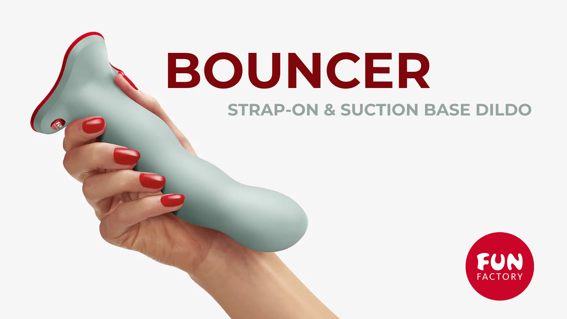 Fun Factory Bouncer G-punkt Dildo med Sugekop og Vibro Kugler