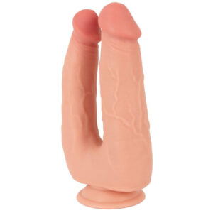 Nature Skin Bendable Double Penetrator Dobbelt Dildo