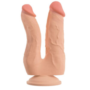 Nature Skin Bendable Double Penetrator Dobbelt Dildo