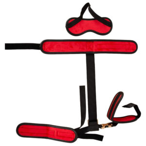Bad Kitty Nakke til Håndled Bondage Set med Øjenmaske