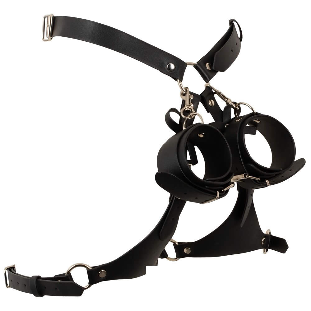 Bad Kitty Hofte Harness med Håndjern