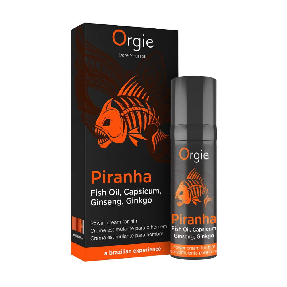 Orgie Piranha Varmende Stimulerende Peniscreme med Piranha Olie