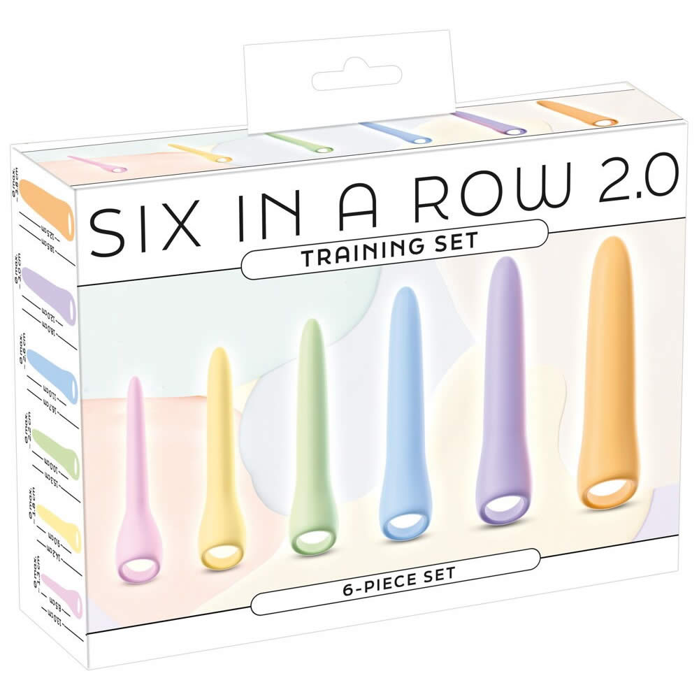 Six in a Row 2.0 Silikone Dildo Sæt