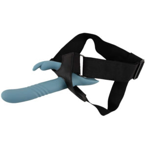 Your Strap-On Sæt med Fjernbetjent Rabbit Vibrator