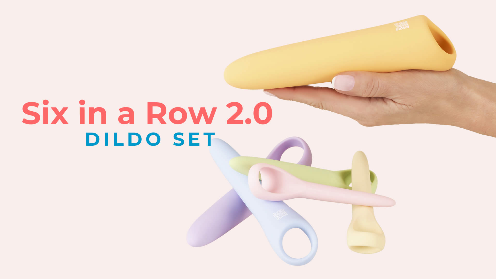 Six in a Row 2.0 Silikone Dildo Sæt
