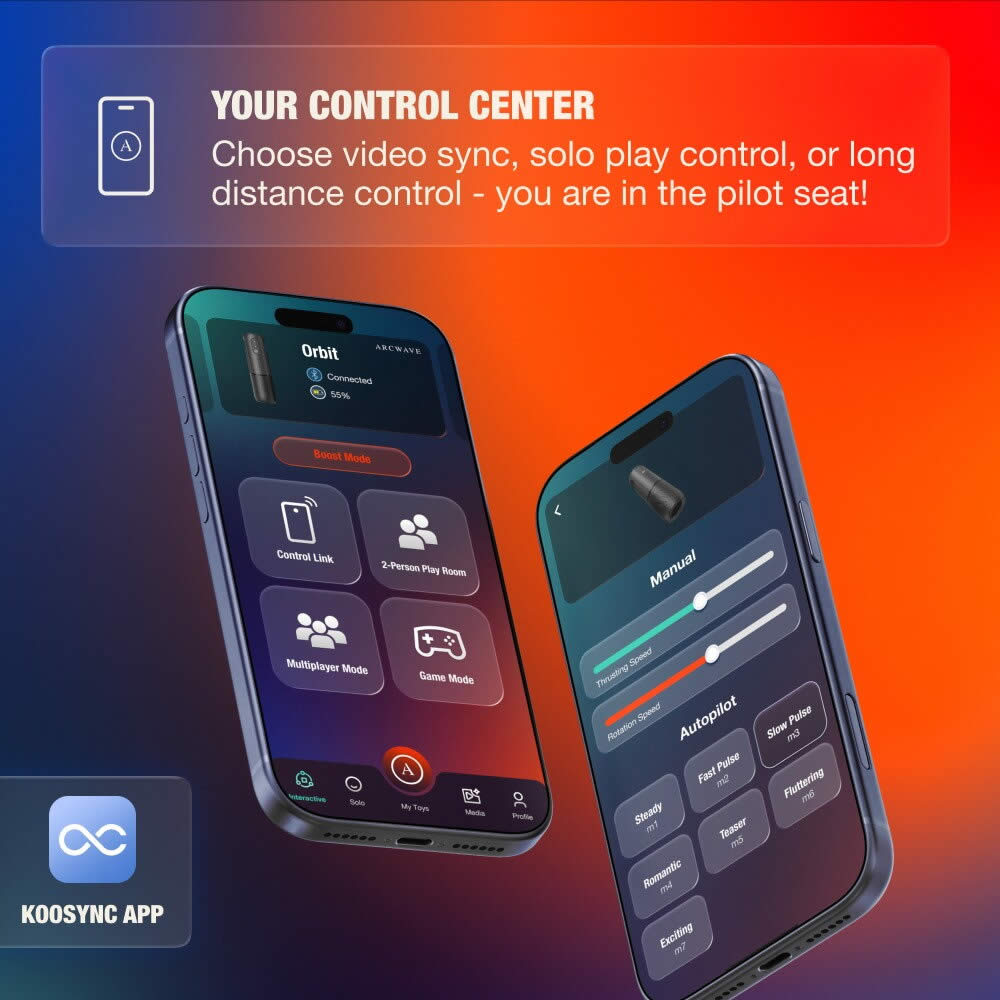 Arcwave Orbit Masturbator med Rotation med App