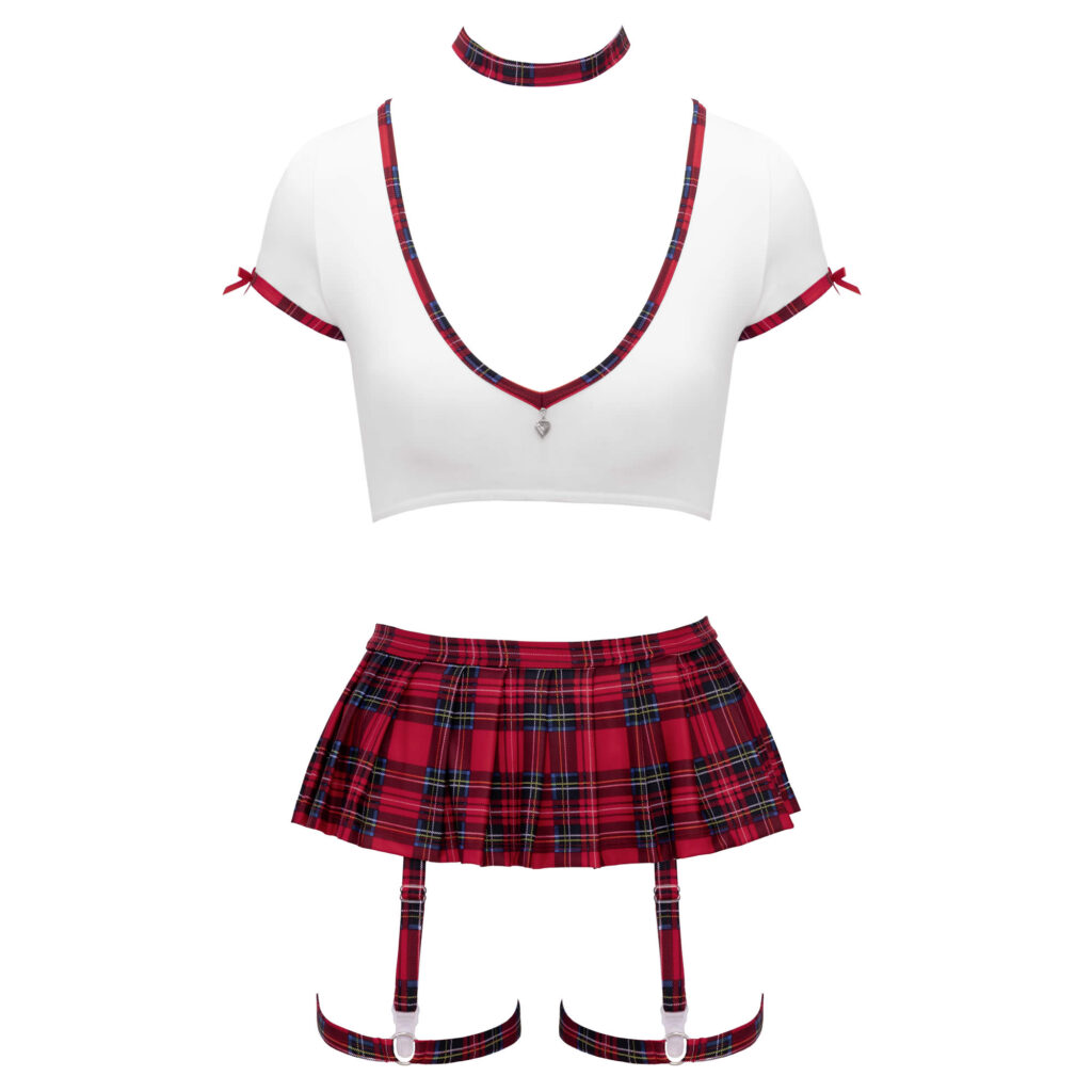 Skolepige Uniform Lingeri Kostume