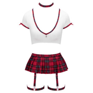 Skolepige Uniform Lingeri Kostume