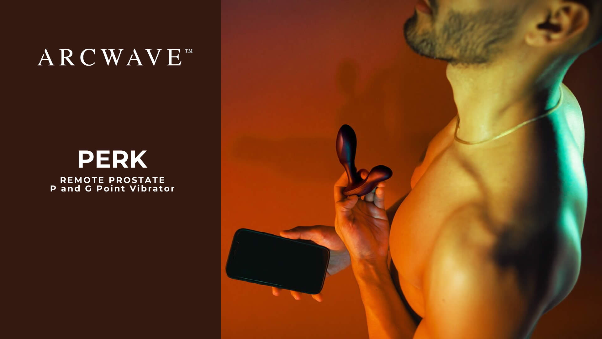 Arcwave Perk Prostata Dobbelt Vibrator med Fjernbetjening