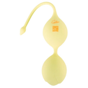 Cuties Sunshine Silikone Duo Bækkenbundskugler med Vibro Kugle