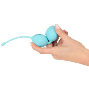 Cuties Ocean Silikone Duo Bækkenbundskugler med Vibro Kugle