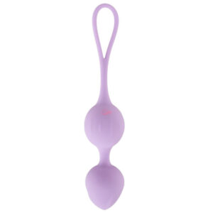 Cuties Loop Silikone Duo Bækkenbundskugler med Vibro Kugle