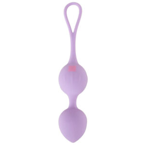 Cuties Loop Silikone Duo Bækkenbundskugler med Vibro Kugle
