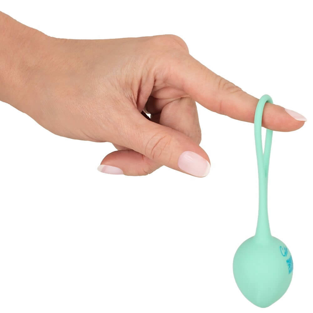 Cuties Single Silikone Bækkenbundskugle med Vibro Kugle