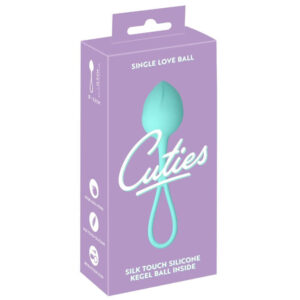 Cuties Single Silikone Bækkenbundskugle med Vibro Kugle