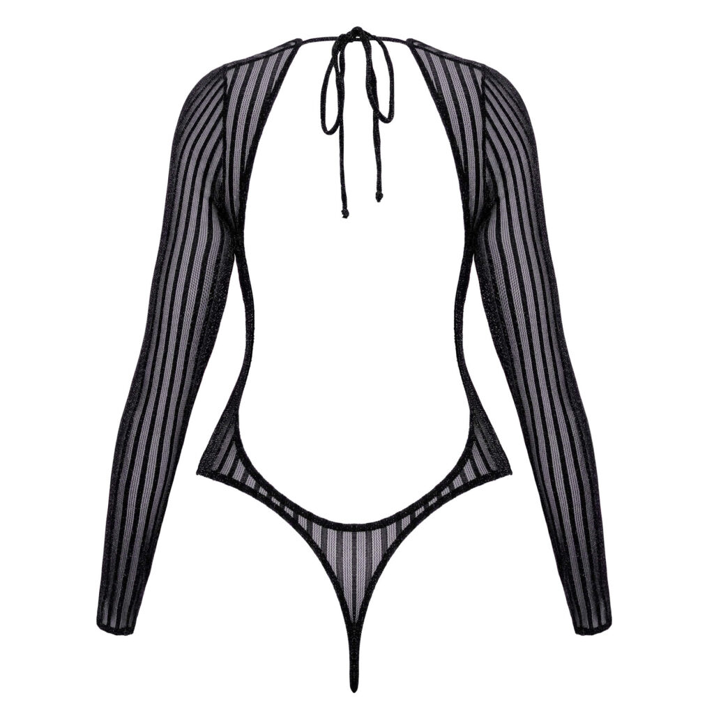 Fantasy Body med Sparkle og Striber i Let Transparent