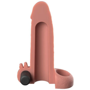 Fantasy X-tensions Penis Sleeve Real Feel 5 cm Extension med Vibrator