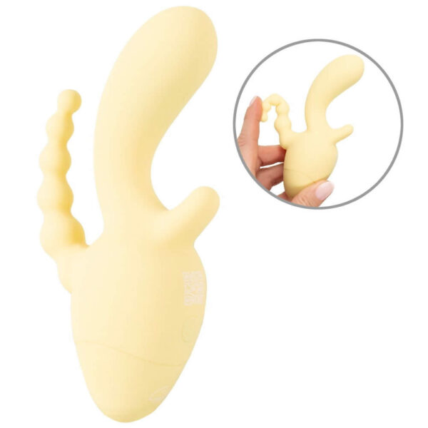 Cuties Mini Triple Rabbit Vibrator med Anal Stimulator