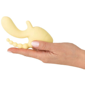 Cuties Mini Triple Rabbit Vibrator med Anal Stimulator
