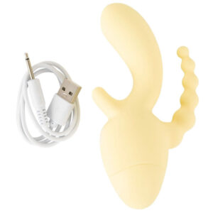 Cuties Mini Triple Rabbit Vibrator med Anal Stimulator
