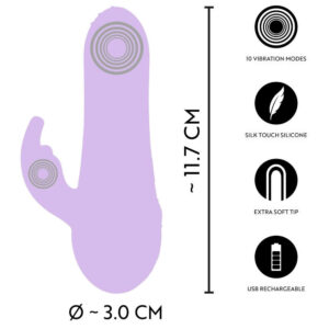 Cuties Dual Density Mini Rabbit Vibrator