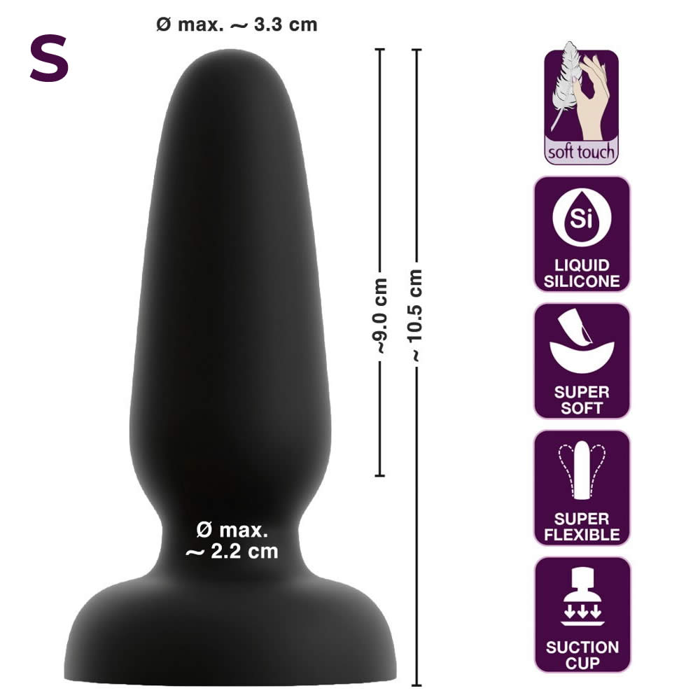 Black Velvets Liquid Silikone Anal Plug