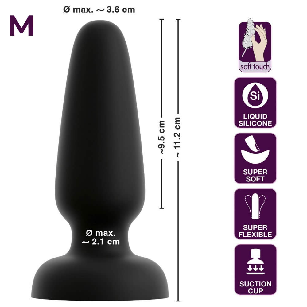 Black Velvets Liquid Silikone Anal Plug
