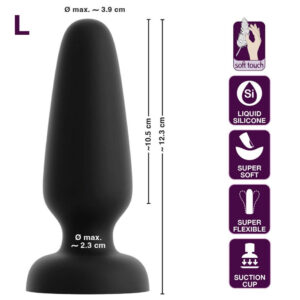 Black Velvets Liquid Silikone Anal Plug