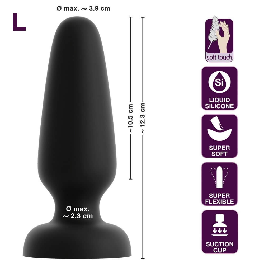 Black Velvets Liquid Silikone Anal Plug