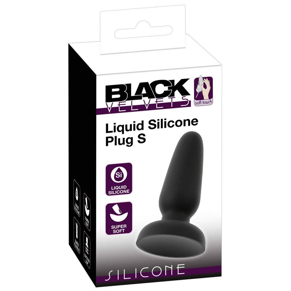 Black Velvets Liquid Silikone Anal Plug