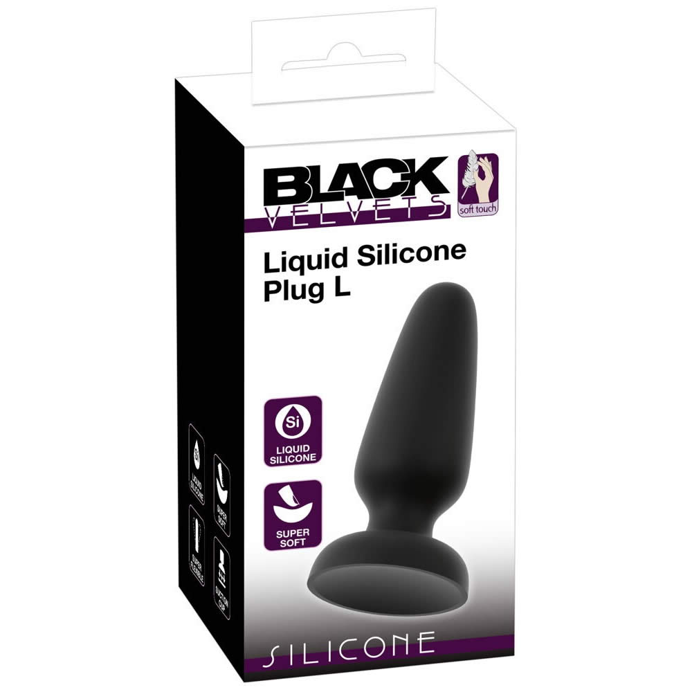 Black Velvets Liquid Silikone Anal Plug